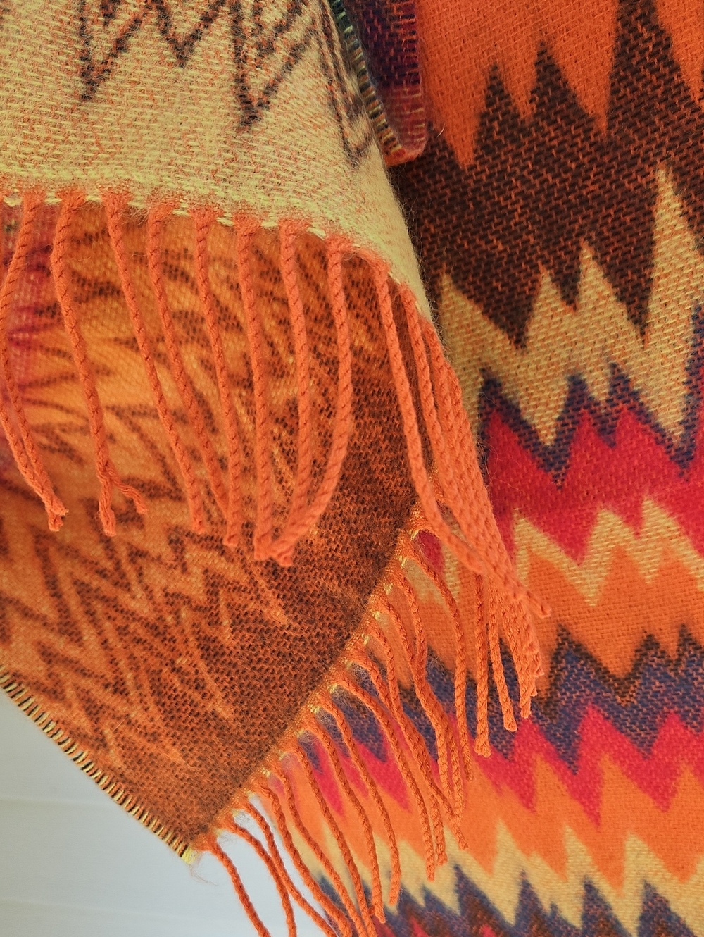 Cashmere Scarf Made In Germany Fall Pattern - Picture 3 of 4
